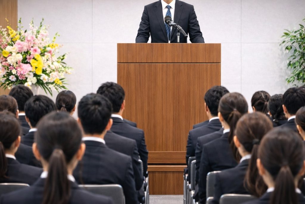 入社式の流れ